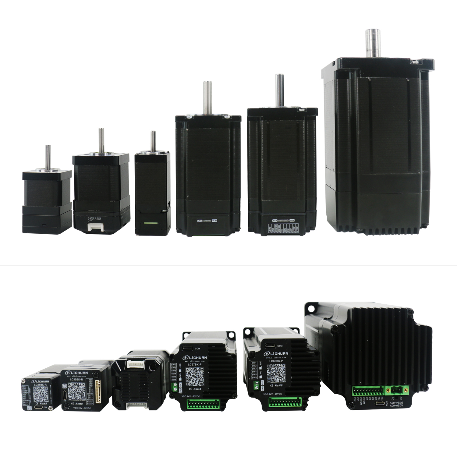 Neuer Start: Lichuan Rucksack Typ Open Loop Closed Loop Integrated Stepper Motor von Shenzhen Xinlichuan Electric Co., Ltd.