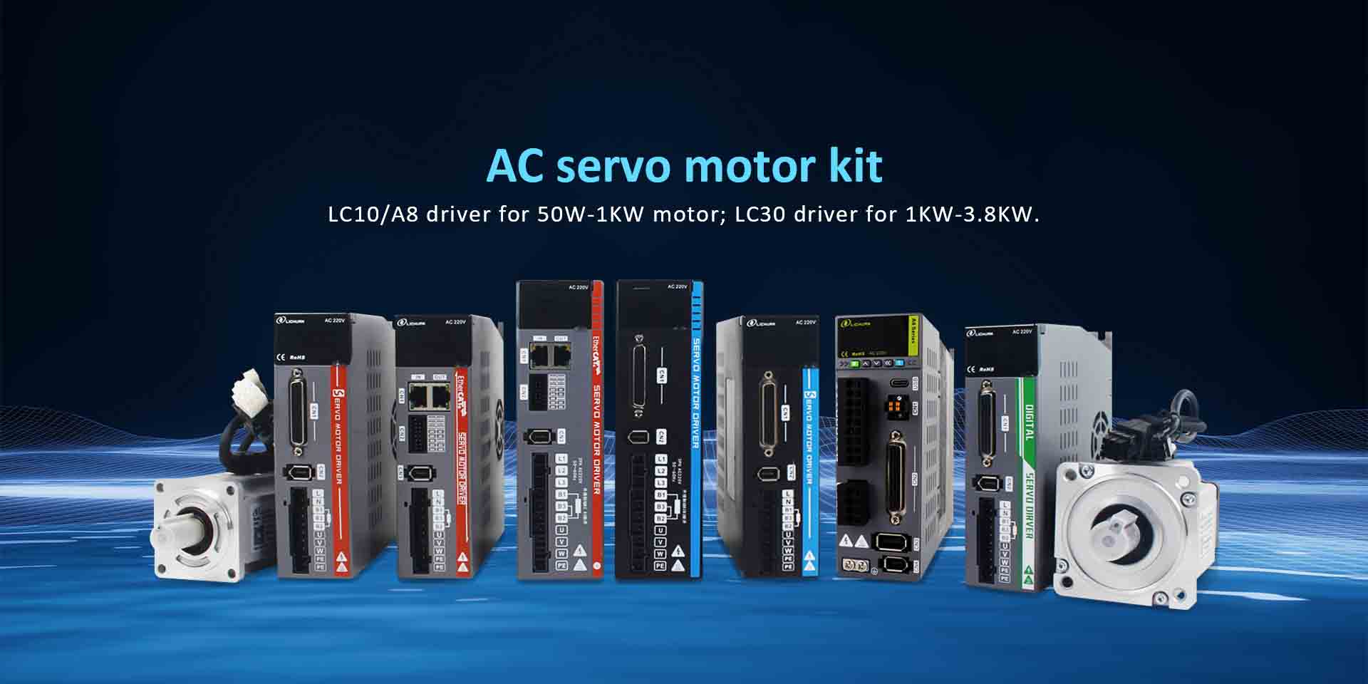 China AC-Servomotor-Treibersatz Lieferanten