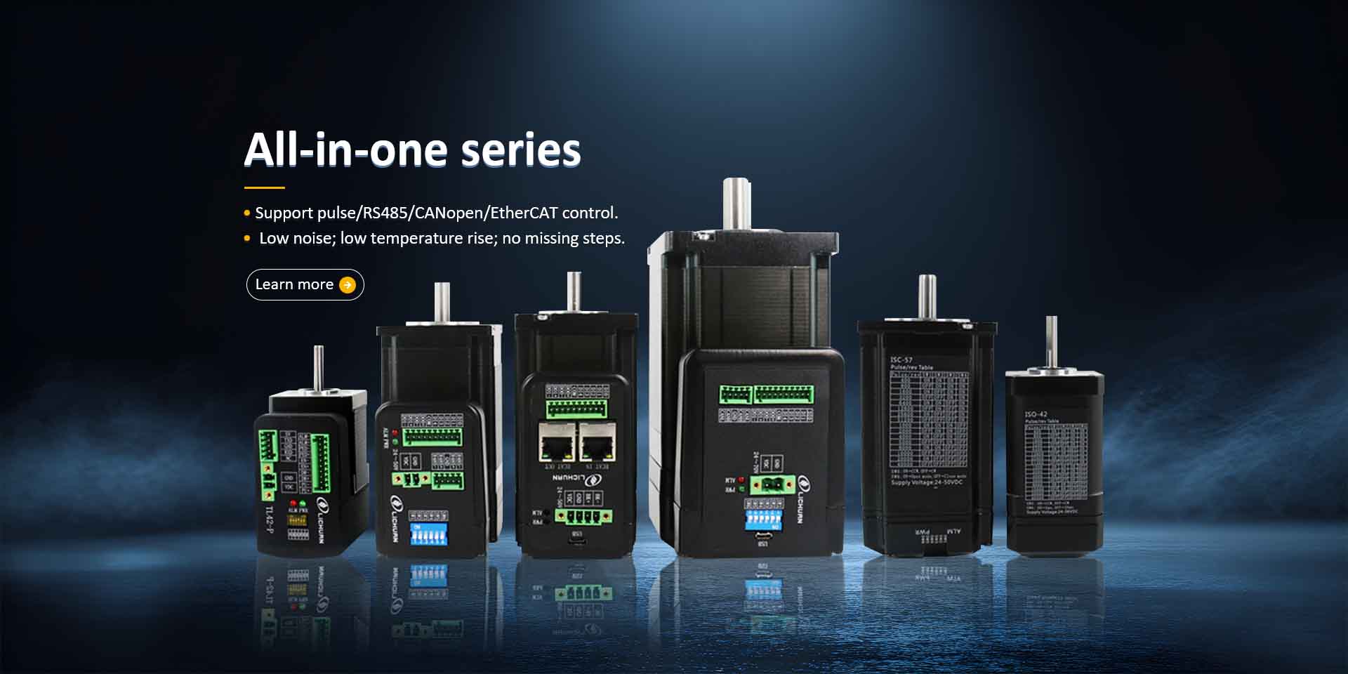 China Integrierter Schrittmotor mit geschlossenem Regelkreis und offenem Regelkreis Lieferanten